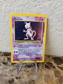 Pokemon TCG - Mewtwo Base Set 2 10/130 - Holo Rare - - Image 1