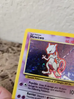 Pokemon TCG - Mewtwo Base Set 2 10/130 - Holo Rare - - Image 4