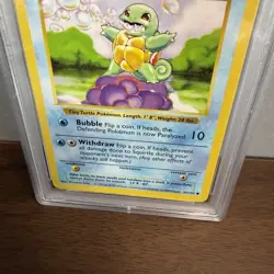 1999 Pokemon Base Set Shadowless Squirtle #63/102 PSA 10 Gem Mint - Image 3