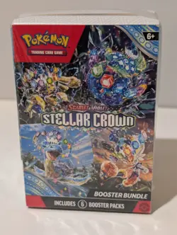 Pokemon TCG Scarlet and Violet Stellar Crown Booster Bundle Sealed - Image 1