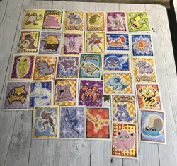 Pokemon Vintage 1999 Topps Merlin 30 Stickers Lot! (Articuno, Moltres, Ditto) - Image 1