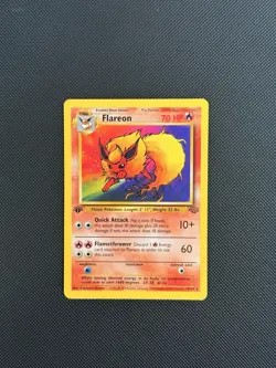 Eevee Jolteon Flareon Vaporeon 1st Edition Pokemon Fossil WOTC Eeveelutions /64 - Image 5