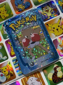 Pokemon Holo Vintage Pocket Monsters Vending Prism Sticker Nintendo collections - Image 4