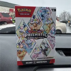 Pokemon Prismatic Evolutions Booster Bundle Box 6 Booster Packs - Image 1