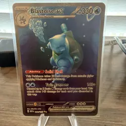 Blastoise ex 200/165 - Scarlet Violet 151 Special Illustration Rare Pokemon NM - Image 1
