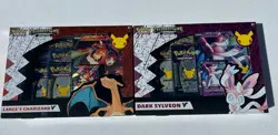 Pokemon Celebrations Bundle – Charizard V & Dark Sylveon V SEALED Evolving Skies 820650809392 - Image 1
