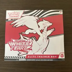 Pokemon TCG Scarlet & Violet White Flare ETB Elite Trainer Box Factory Sealed - Image 1