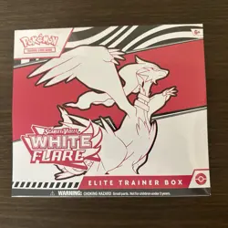 Pokemon TCG Scarlet & Violet White Flare ETB Elite Trainer Box Factory Sealed - Image 1