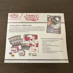 Pokemon TCG Scarlet & Violet White Flare ETB Elite Trainer Box Factory Sealed - Image 2