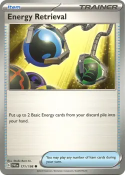 Energy Retrieval SVI 171/198 Pokemon SV01: Scarlet & Violet Base Set Common N... - Image 1