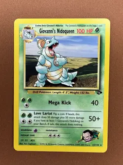 Pokemon Giovanni's Nidoqueen Gym Challenge 23/132 Unlimited - Image 1