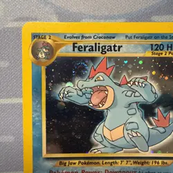 Feraligatr Holo Rare 5/111 Neo Genesis - Vintage 2000 Pokemon TCG - Image 2
