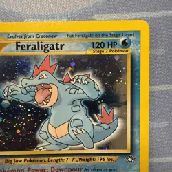 Feraligatr Holo Rare 5/111 Neo Genesis - Vintage 2000 Pokemon TCG - Image 3