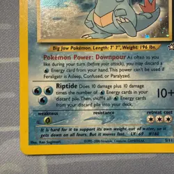 Feraligatr Holo Rare 5/111 Neo Genesis - Vintage 2000 Pokemon TCG - Image 5