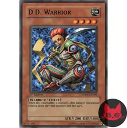 Yugioh D.D. Warrior SDDE-EN006 Common 1st Edition NM - Image 1