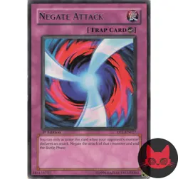 Yugioh Negate Attack DP1-EN027 Rare 1st Edition LP - Image 1