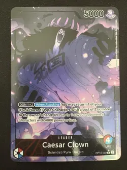 Caesar Clown (Parallel) OP10-002 Royal Blood Foil One Piece - Image 1