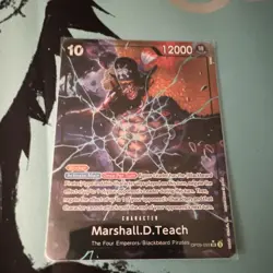 One Piece Marshall.D.Teach OP09-093 Emperors in the New World Blocker Super Rar… - Image 1