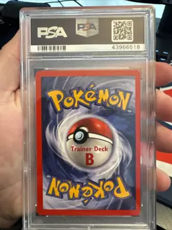 1999 Pokemon game Squirtle Trainer Deck B #63 PSA 6 EX-MT - Image 2