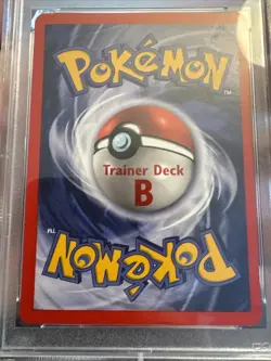 1999 Pokemon game Squirtle Trainer Deck B #63 PSA 6 EX-MT - Image 4