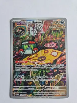Brute Bonnet 207/182 Illustration Rare Paradox Rift Pokemon TCG - Image 1