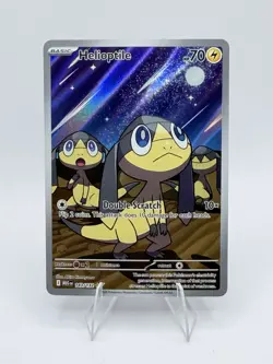 Helioptile 143/132 Me01: Mega Evolution Holo Illustration Rare 70HP Pokemon TCG - Image 1