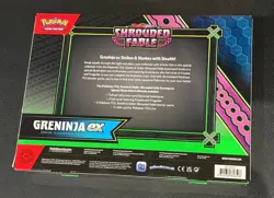 Pokemon Greninja ex Collection Box Shrouded Fable With Promo SVP 132 - Sealed - Image 2