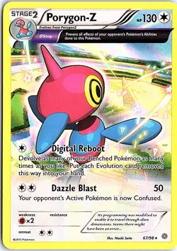 Porygon-Z (67) Holo Rare XY - Ancient Origins 67/98 NM Pokemon - Image 1