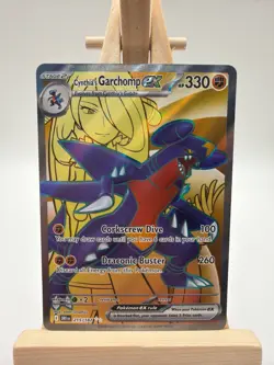 Cynthia's Garchomp ex - 215/182 - Pokemon Destined Rivals Ultra Rare NM - Image 1