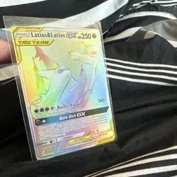 Pokemon Latias & Latios GX TAG TEAM Secret Rare Full Art Holo SM-Team Up 190/181 - Image 1