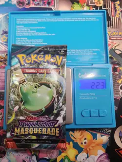 VERY HEAVY Pokemon TCG S&V Twilight Masquerade Sealed Booster Pack (22.3g!) - Image 1