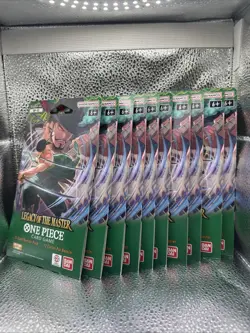 Sleeved Booster Pack One Piece TCG OP12 Legacy Of The Master Factory Sealed X10 - Image 1