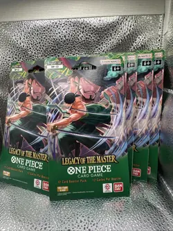 Sleeved Booster Pack One Piece TCG OP12 Legacy Of The Master Factory Sealed X10 - Image 2