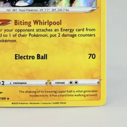 Pokemon Arctozolt Holo Card #066/189 Darkness Ablaze Sword & Shield NM - Image 4