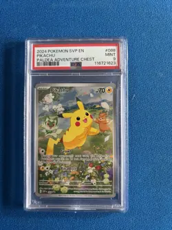 Pokemon Pikachu #088 SV: Scarlet & Violet Promo Holo PSA 9 English 2024 Card - Image 1