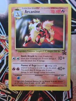 Pokemon TCG Arcanine WoTC Movie Promo Card 06/53 Legendary 1999 - Image 1