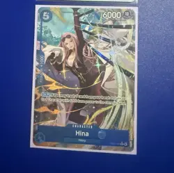 One Piece CCG Hina EB03-025 Foil Character Card 6000 Power Cost 5 Standard - Image 1