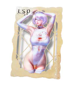Waifu Anime Cards TCG | YoRHa - NieR [ METAL CARD ] limited 170/200 ~ Goddess - Image 4