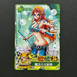 S5604 Nami R IC6-01 HOLO Japanese One Piece Berry Match Carddass Card 2012 M14 - Image 1