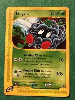 Tangela 112/147 Aquapolis Non-Holo Pokemon Card TCG - Image 1
