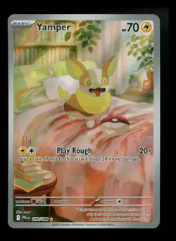Yamper 099/094 Phantasmal Flames 2025 IR Full Art Pokemon Card TCG - Image 1