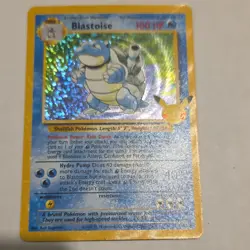 Pokemon Blastoise Base Set 2 Holo Rare 002/130 100 HP Stage 2 English Card - Image 1
