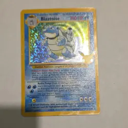 Pokemon Blastoise Base Set 2 Holo Rare 002/130 100 HP Stage 2 English Card - Image 2