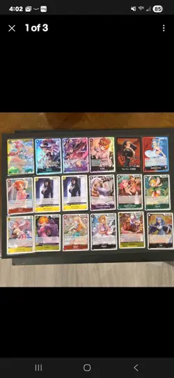 One Piece Tcg Card Lot of 208 - Image 1