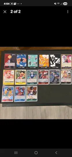 One Piece Tcg Card Lot of 208 - Image 5