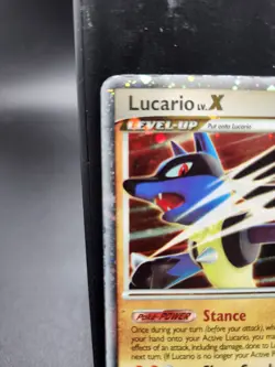 Lucario LV.X Holofoil Card Mysterious Treasures 122/123 HP - Image 3