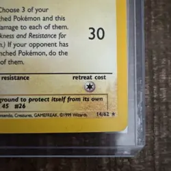 Raichu 14/62 Fossil Holo Rare Pokemon Card TCG - Image 2