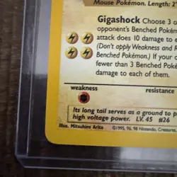 Raichu 14/62 Fossil Holo Rare Pokemon Card TCG - Image 3