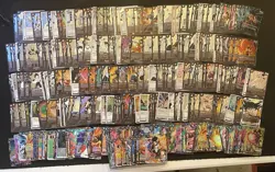 Dragon Ball Z Bulk Foil Card Lot (300++) - Foils Only - C/UC/R/SR/ST/EX/L - Image 1