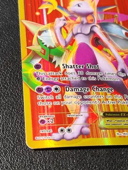 Mewtwo EX 164/162 Pokemon card XY BREAKthrough secret rare full art holo VLP - Image 2
